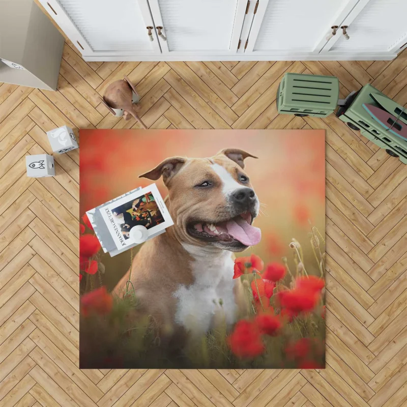 The Graceful and Majestic Bull Terrier: Bull Terrier Floor Rug