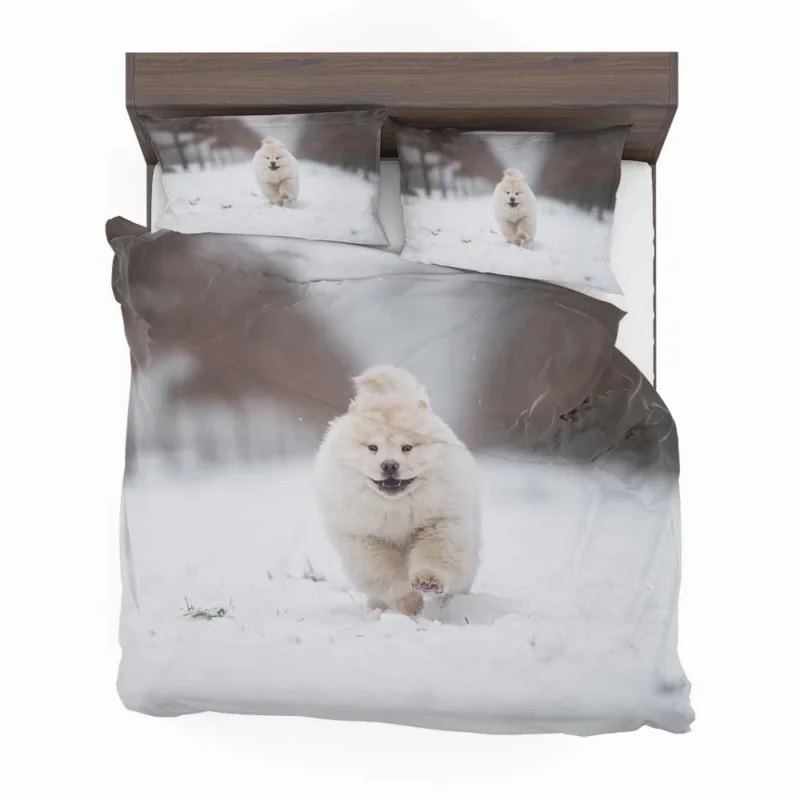 Winter Bauble: Chow Chow Puppies Bedding Set 1