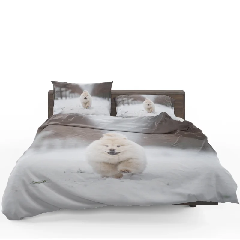 Winter Bauble: Chow Chow Puppies Bedding Set