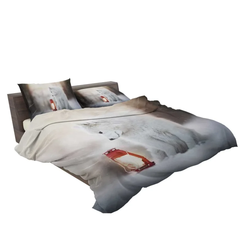 Winter Wonderland: Samoyed Quartet Bedding Set 2