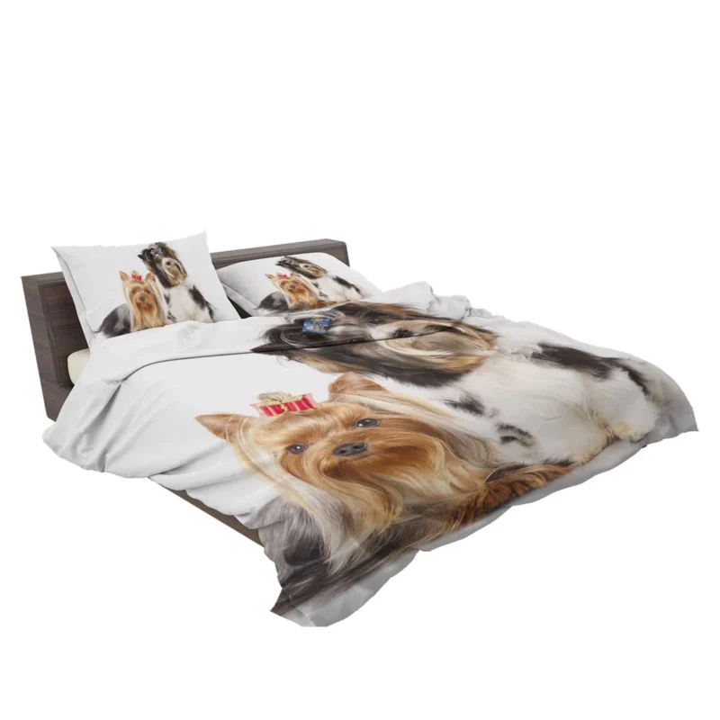 Yorkshire Terrier Loveliness: Cute Yorkies Bedding Set 2