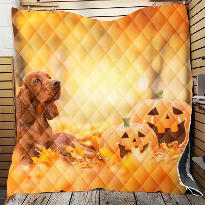 Spaniel Serenity in Fourfold: Cocker Spaniel Quartet Quilt Blanket