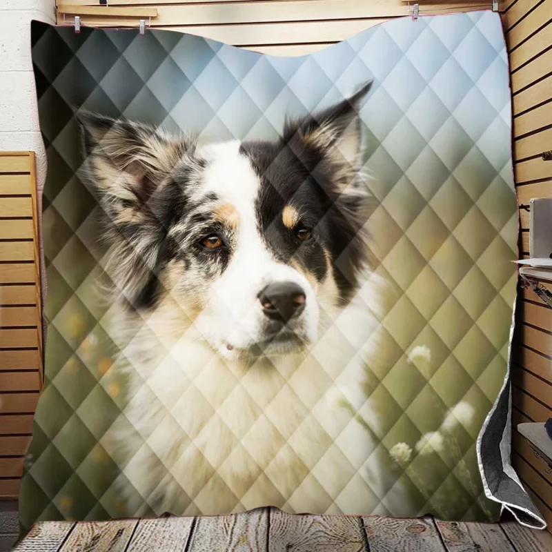 The Graceful and Elegant Border Collie: Border Collie Quilt Blanket